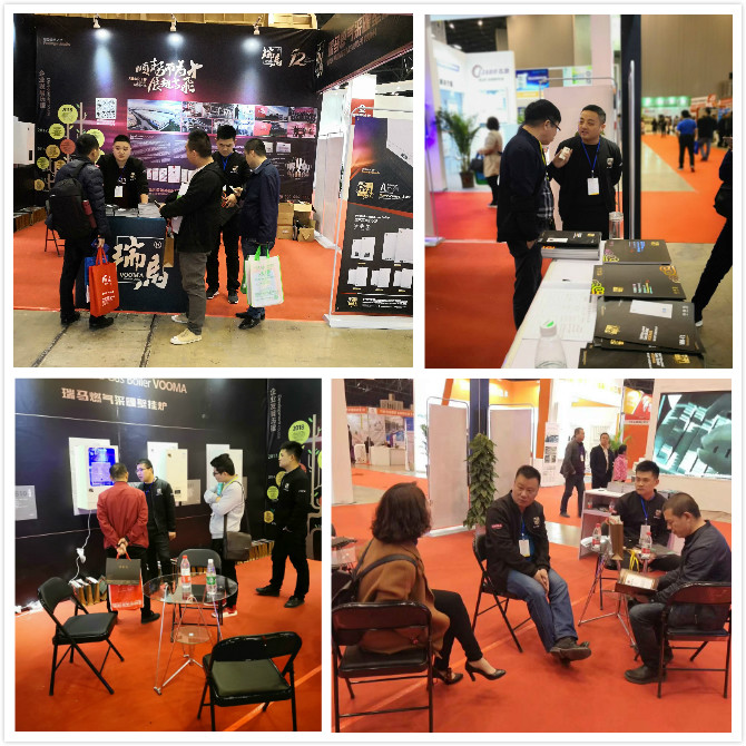 山西暖通展，瑞馬壁掛爐廠家大放異彩！